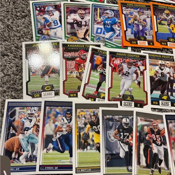 Lot of 69 panini 2023-2025 Score football cards with parallels & Rookie cards - Picture 2 of 10